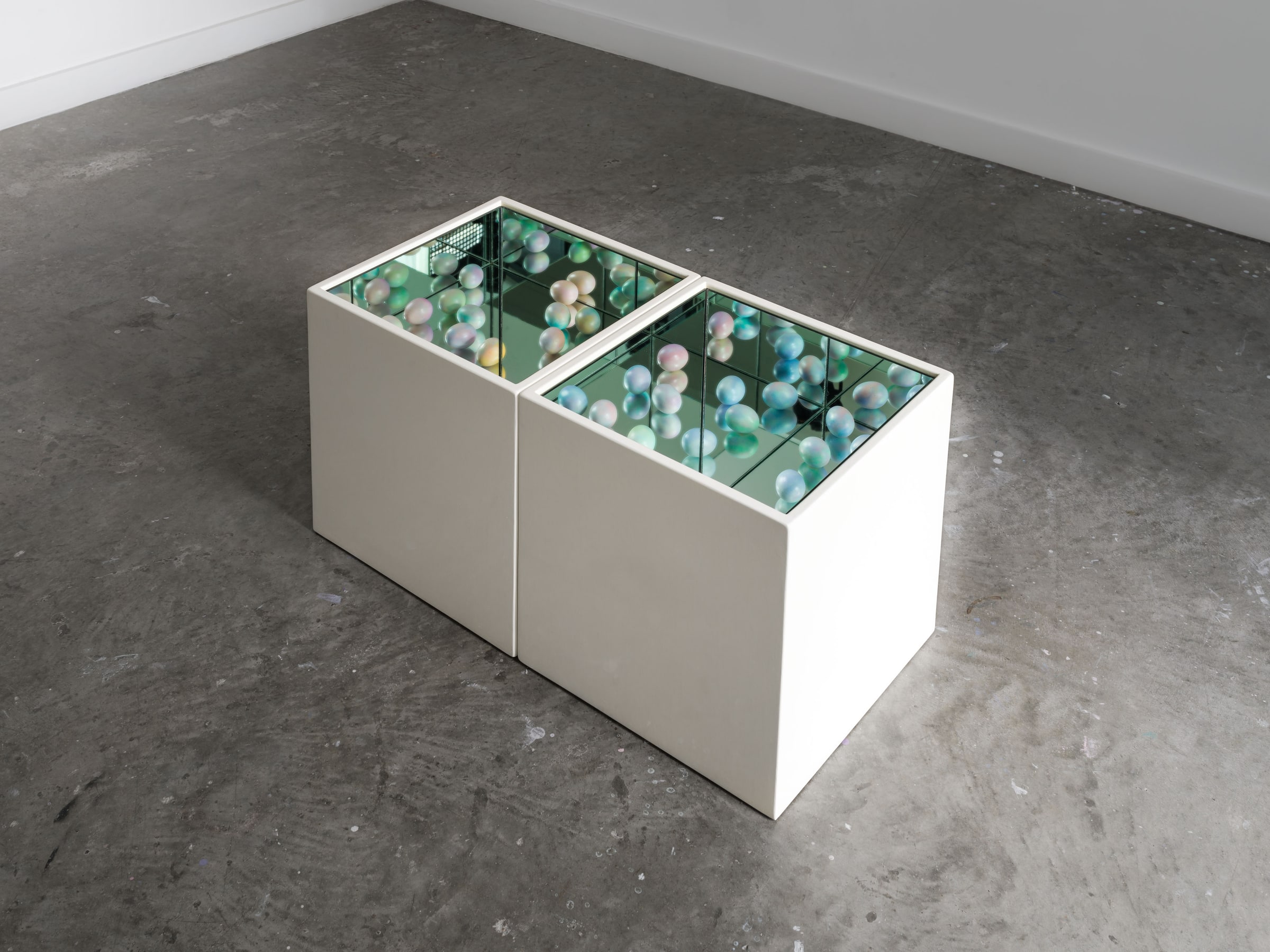 Yukako Shibata, Eggland I. Alternative oblique view of the two compartments.