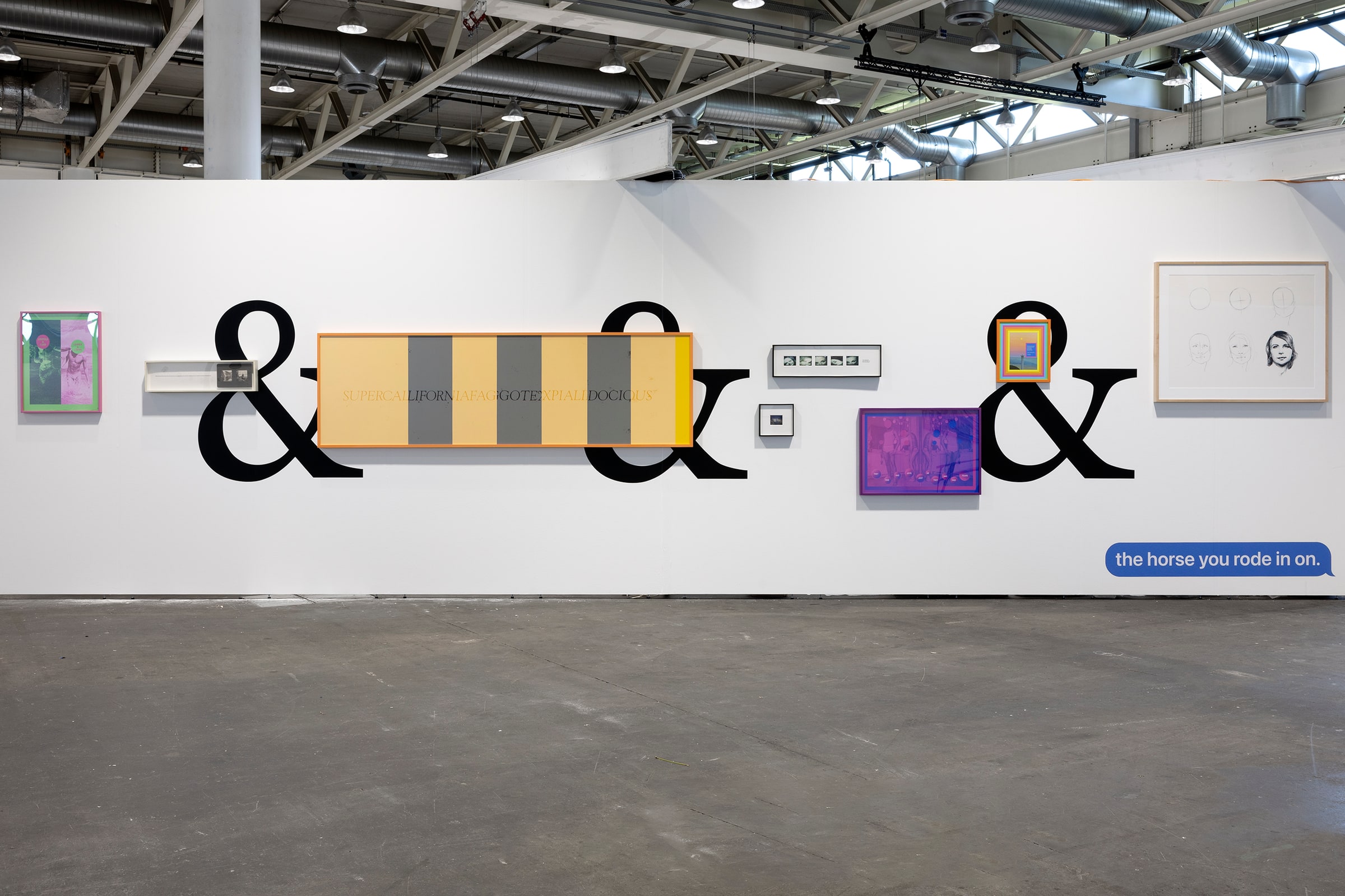 Joe Mama-Nitzberg, They had had (2021). Installation view, O-Town House, Liste, 2026.