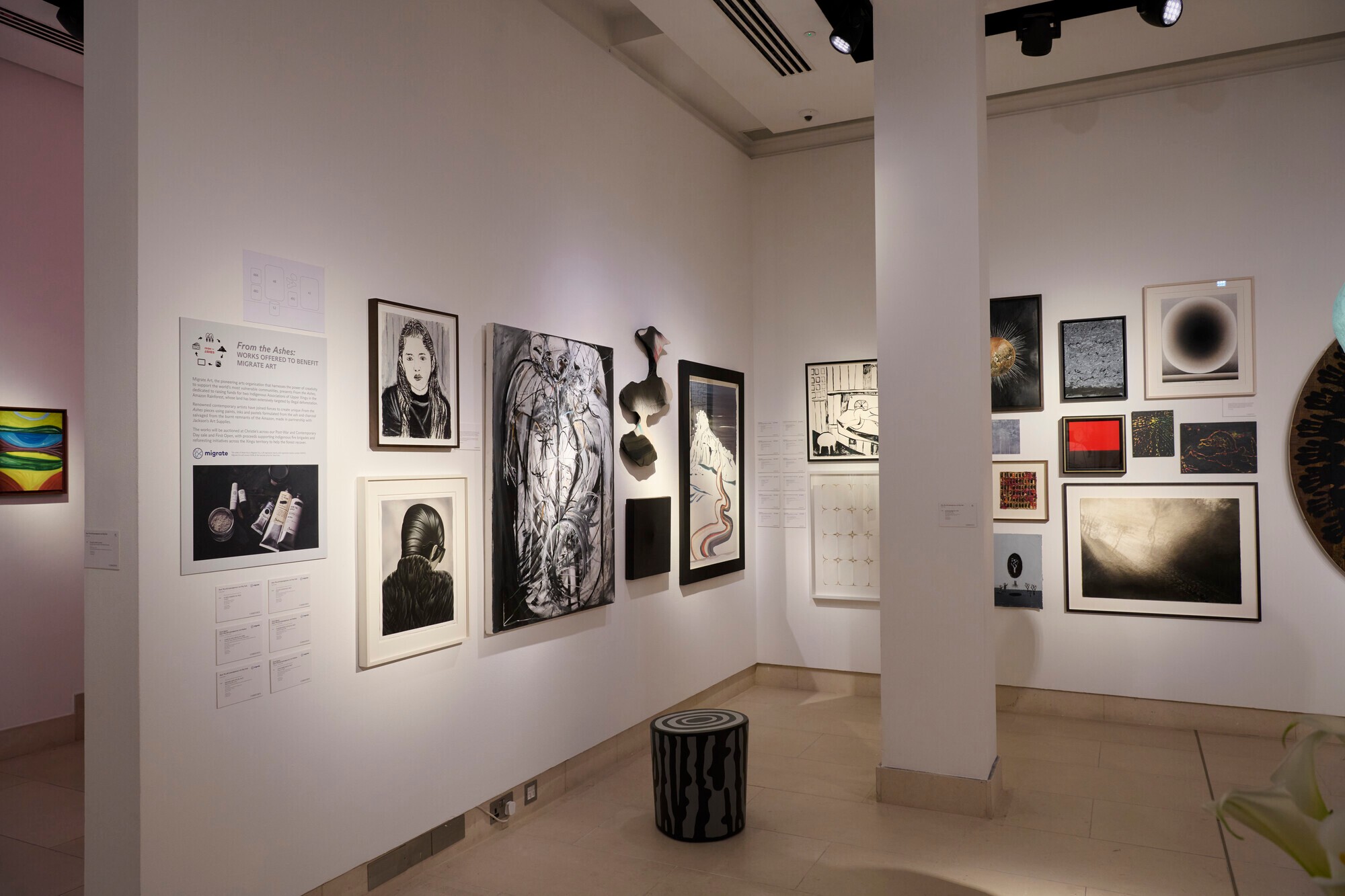 Antonio Tarsis, From the Ashes (2023). Installation view, King Street, London, 2024.
