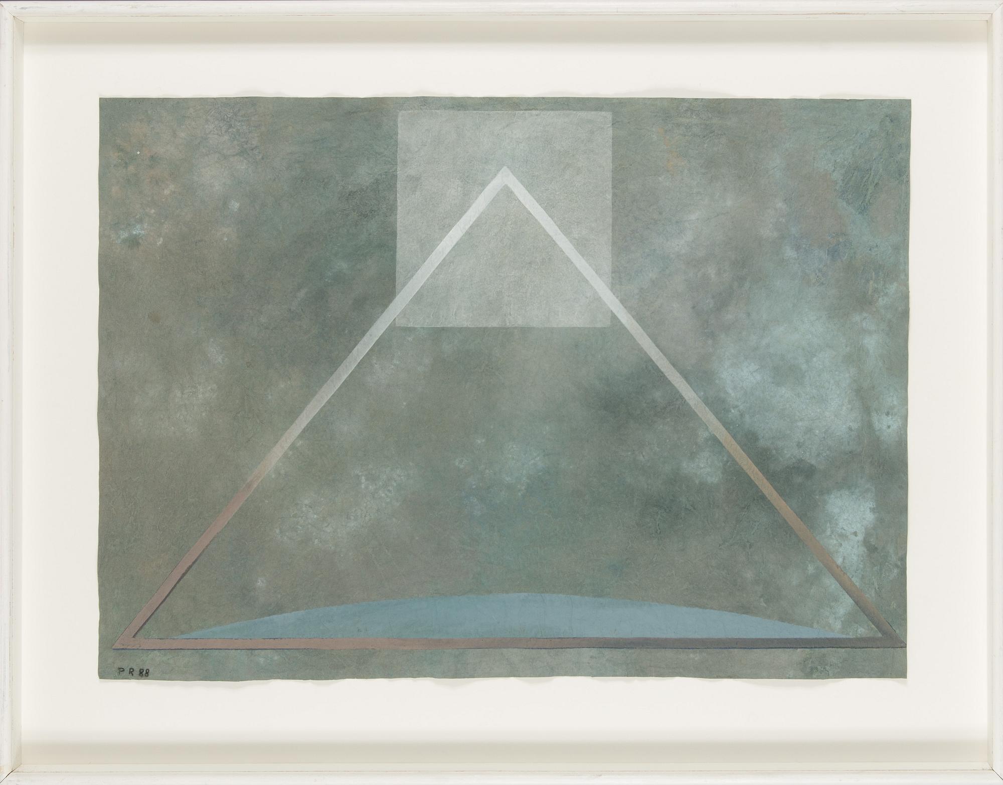 Pekka Ryynänen, Untitled, 1988, framed auction view.