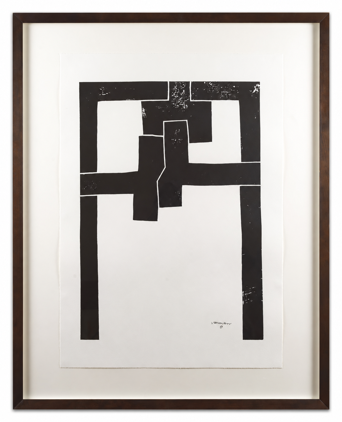 Eduardo Chillida, Barcelona (after Barcelona I, 1971) (1971). View of the work.
