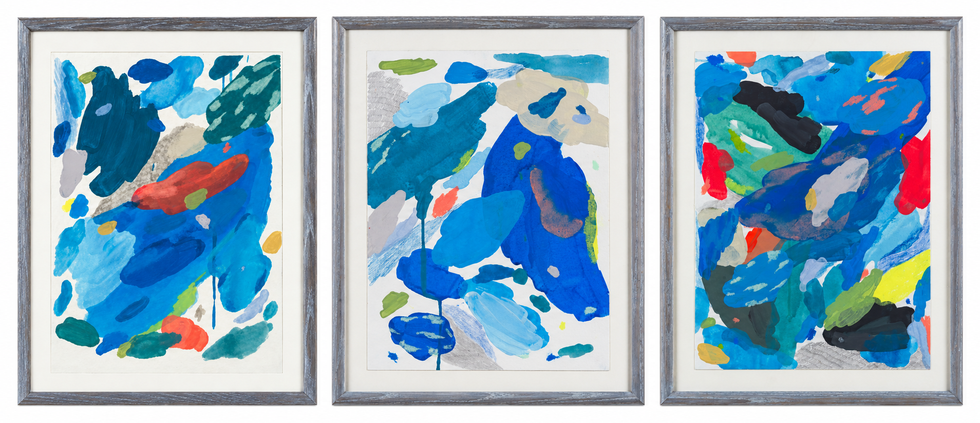 Joseph Stevenson (Kynobi), Untitled. Series of three works.